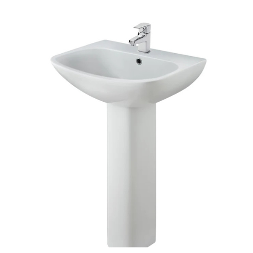Round 550mm Sink And Pedestal