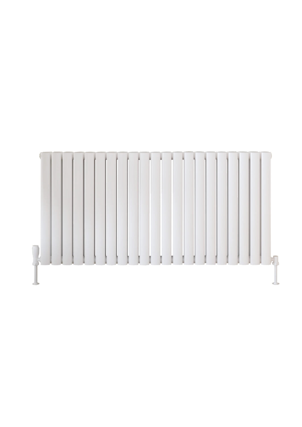 Astro 994X600 Horizontal White Double Towel Rail