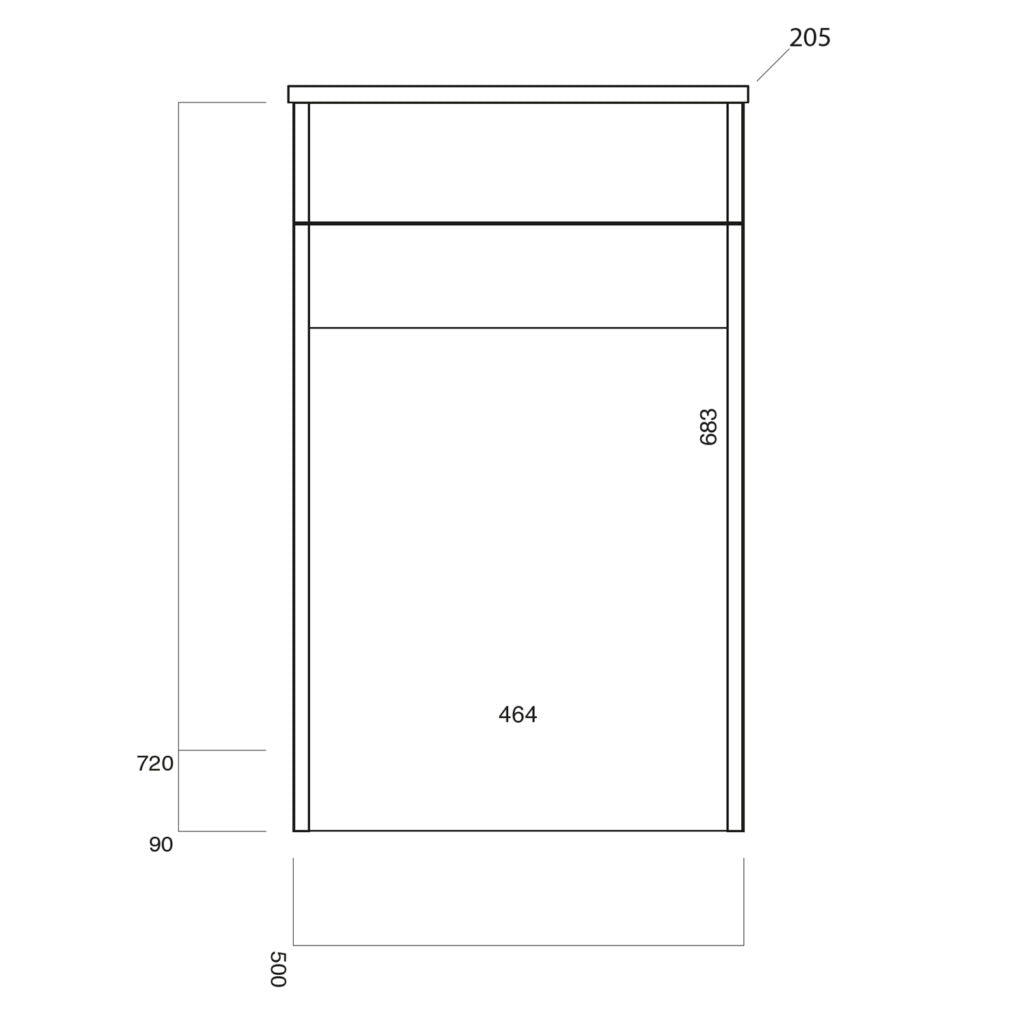 Amina 500 WC Unit