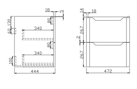 Serena 500 Wall Hung Vanity Unit
