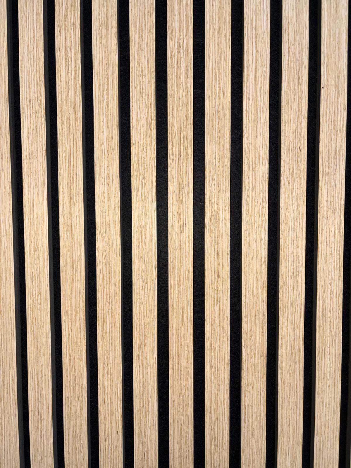Natural Oak Acosutic Slat Panel 600mmx2400mm