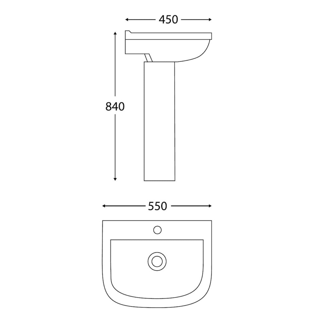 Frill Basin & Pedestal