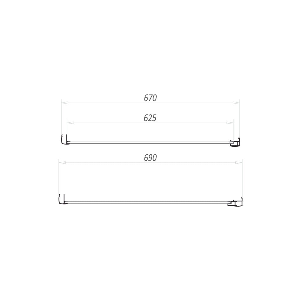 700 Side Panel Black