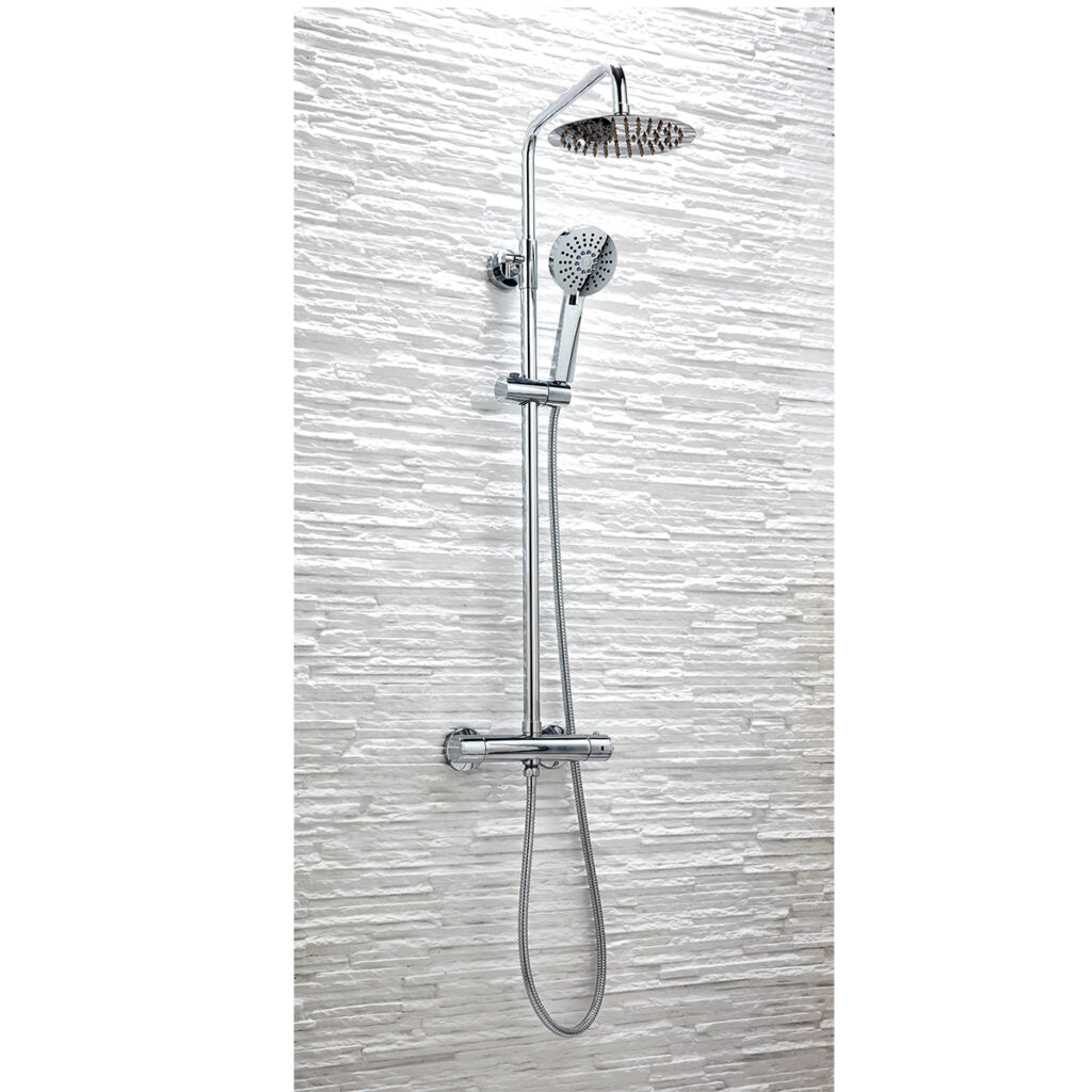 Kris chrome Round Cool Touch Shower