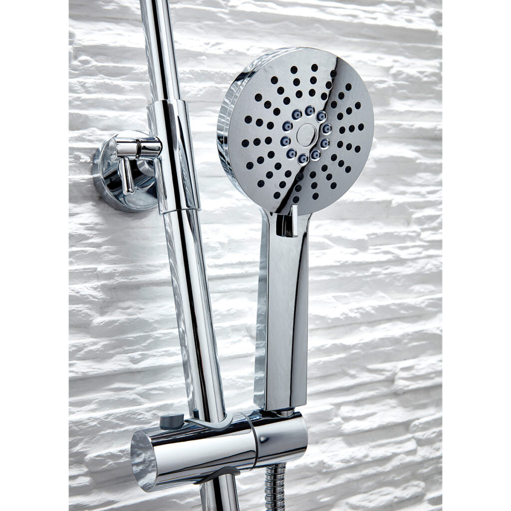 Kris chrome Round Cool Touch Shower