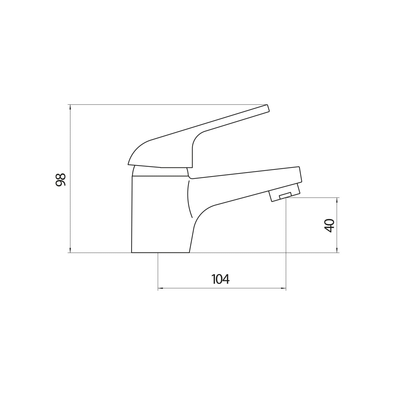 Kity Basin Mixer Inc Click Waste