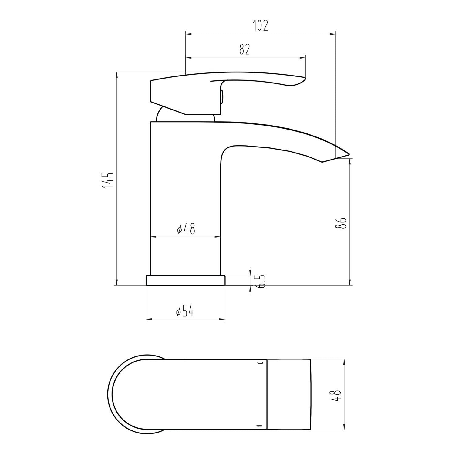 Picasso Basin Mixer Inc Click Waste