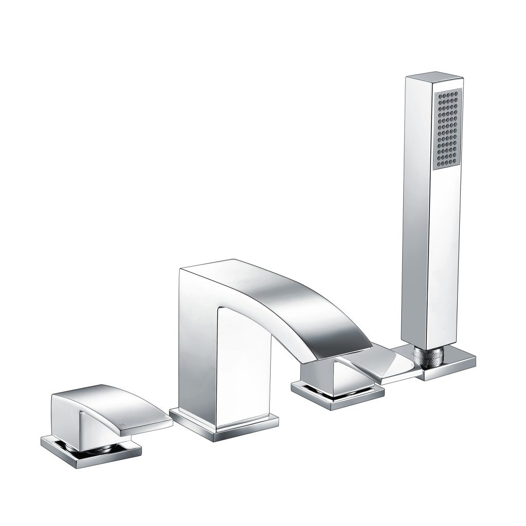 Enzo 4 Hole Deck Mounted Bath Shower Mixer