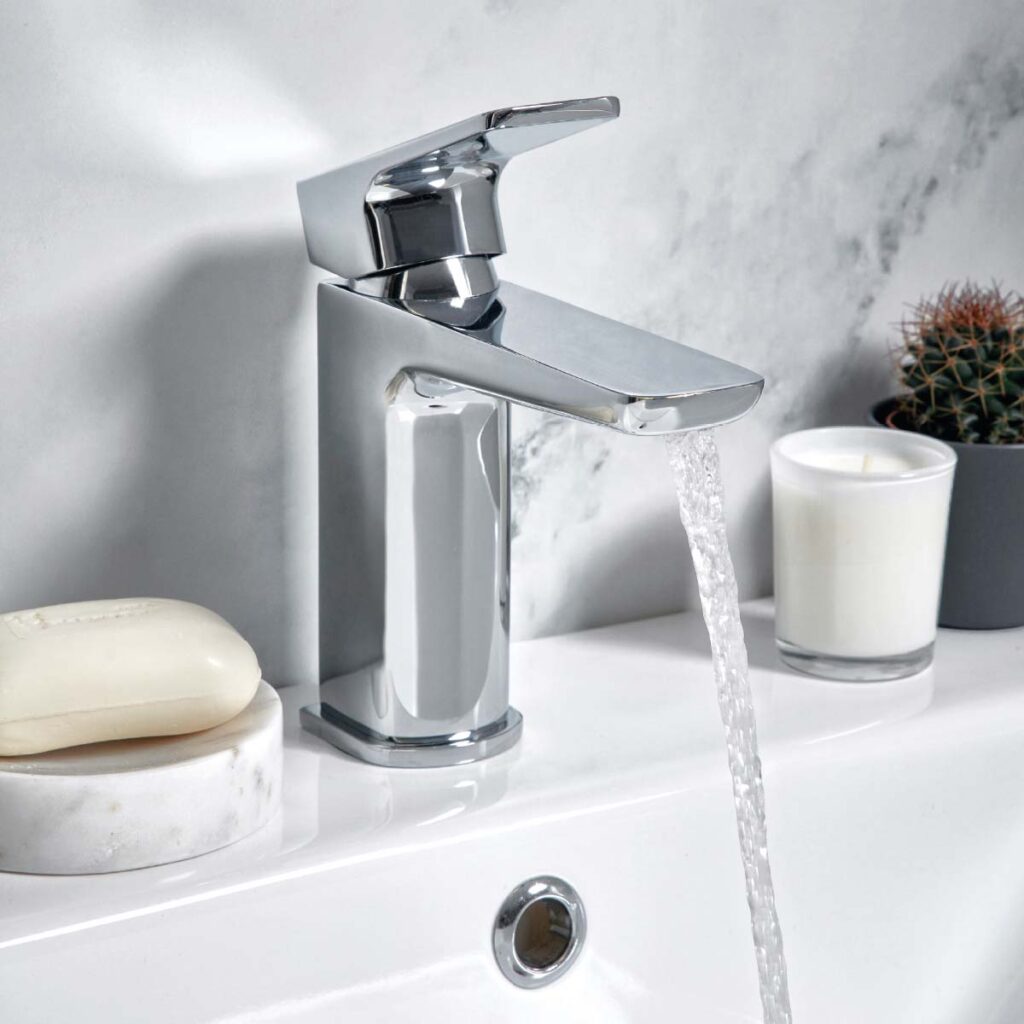 Fluro Basin Mixer Inc Click Waste