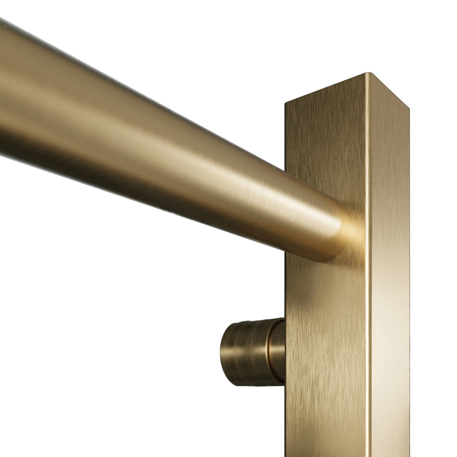 Webb Brushed Brass 500x1200 Towel Rail