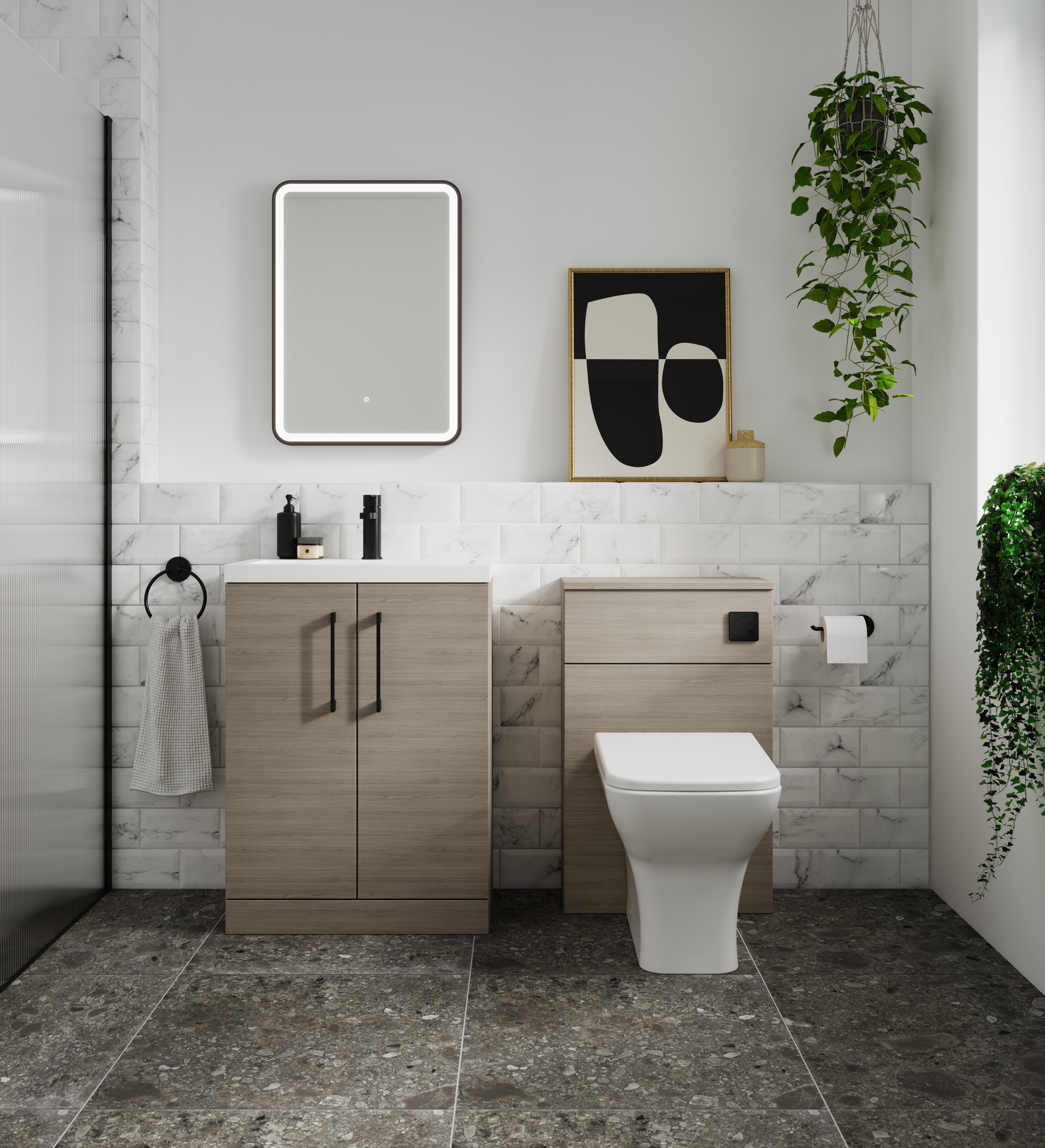 Arko 500mm Floor Standing 2-Door Vanity