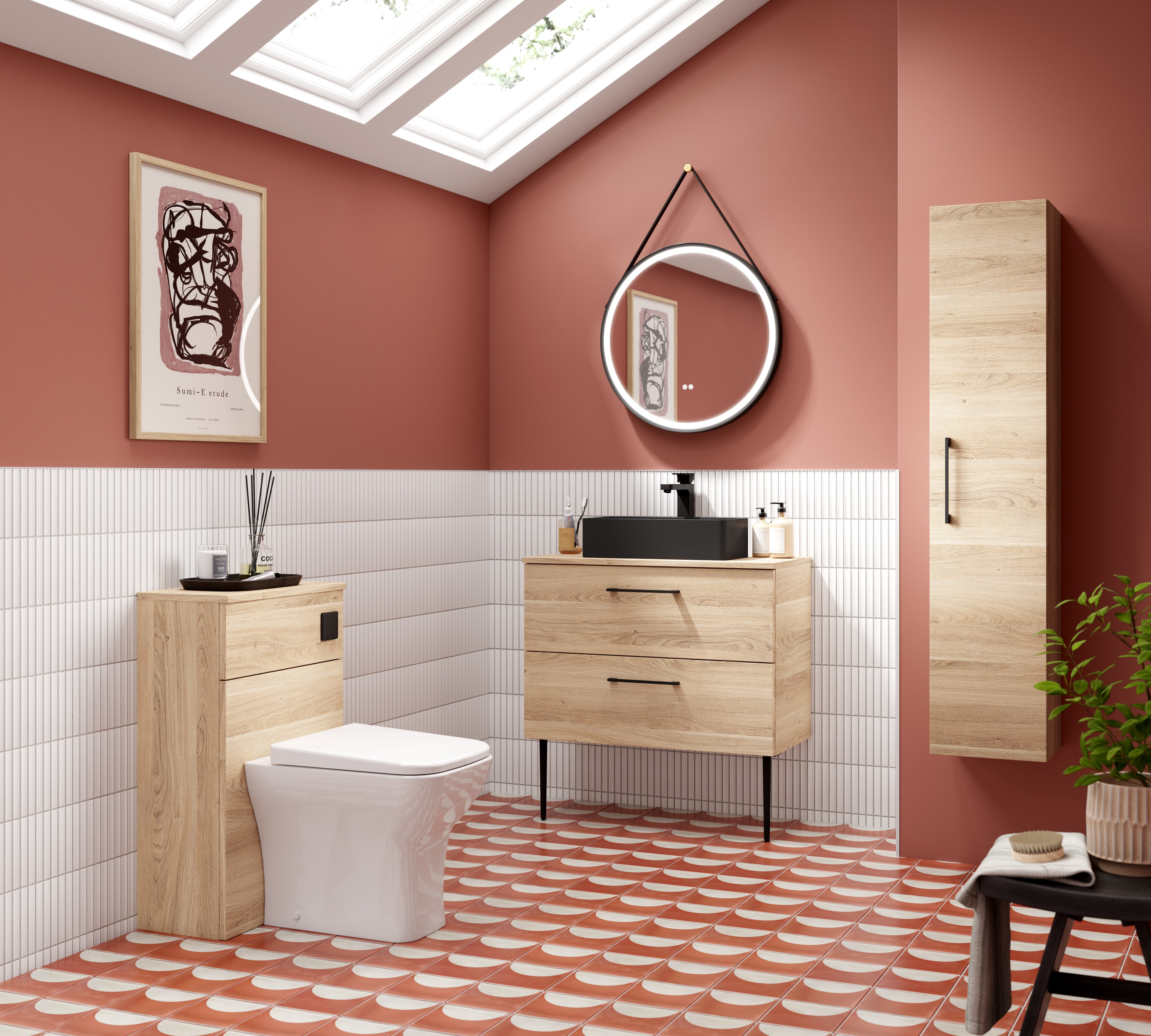 Wall Hung Tall Unit 1 Door 300mm