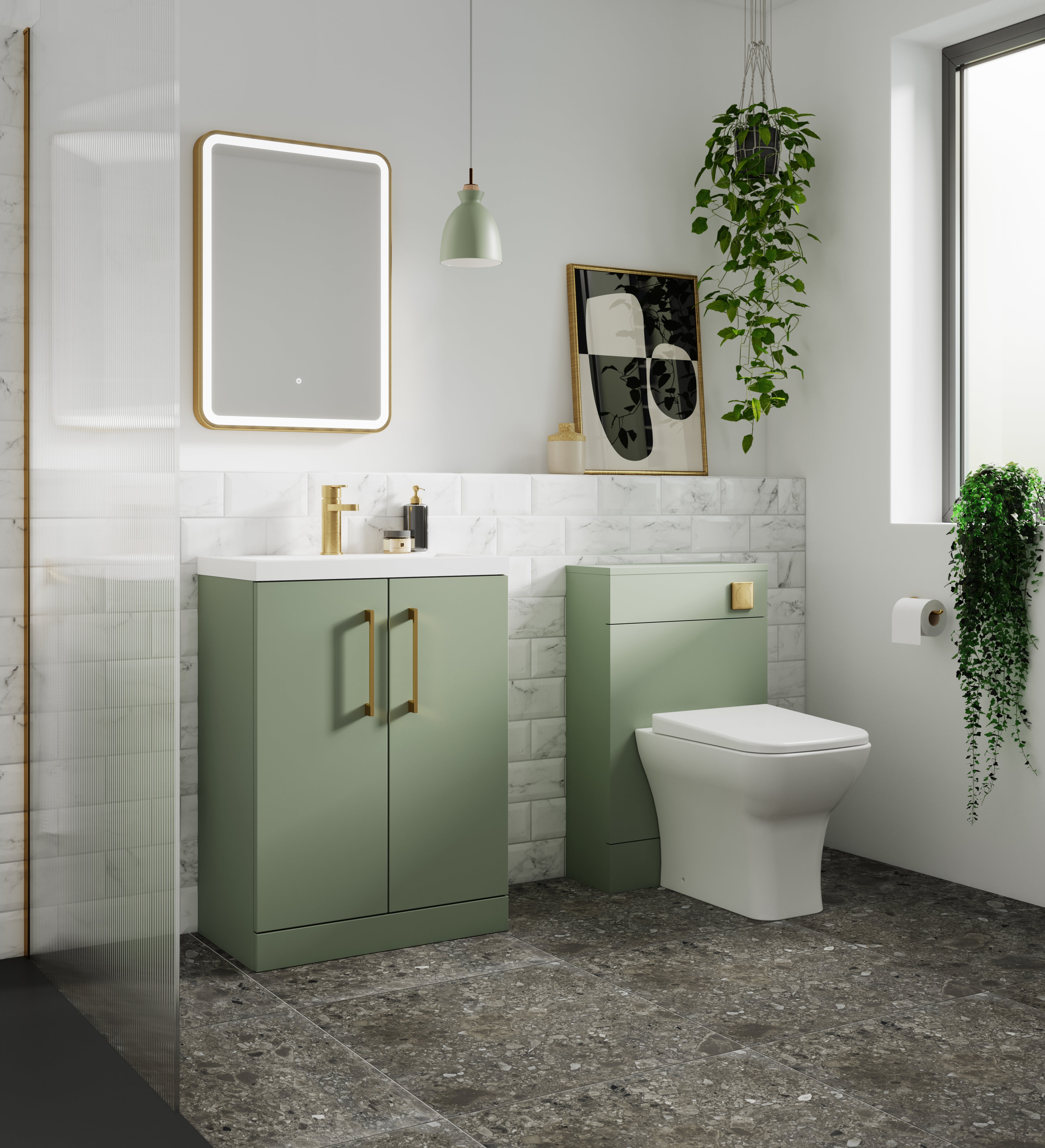 Arko Floor Standing WC Unit 500mm