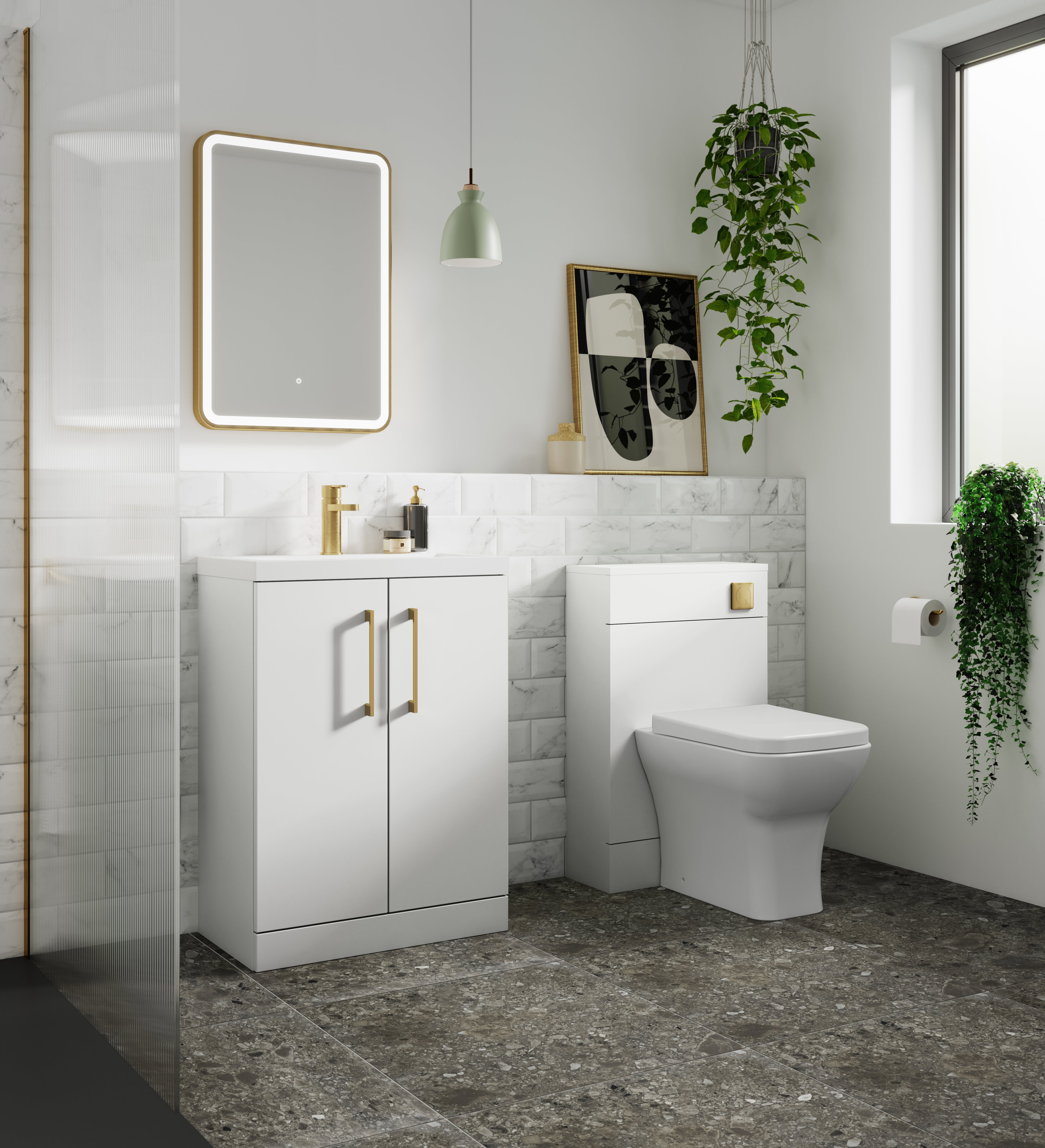 Arko 500mm Floor Standing 2-Door Vanity