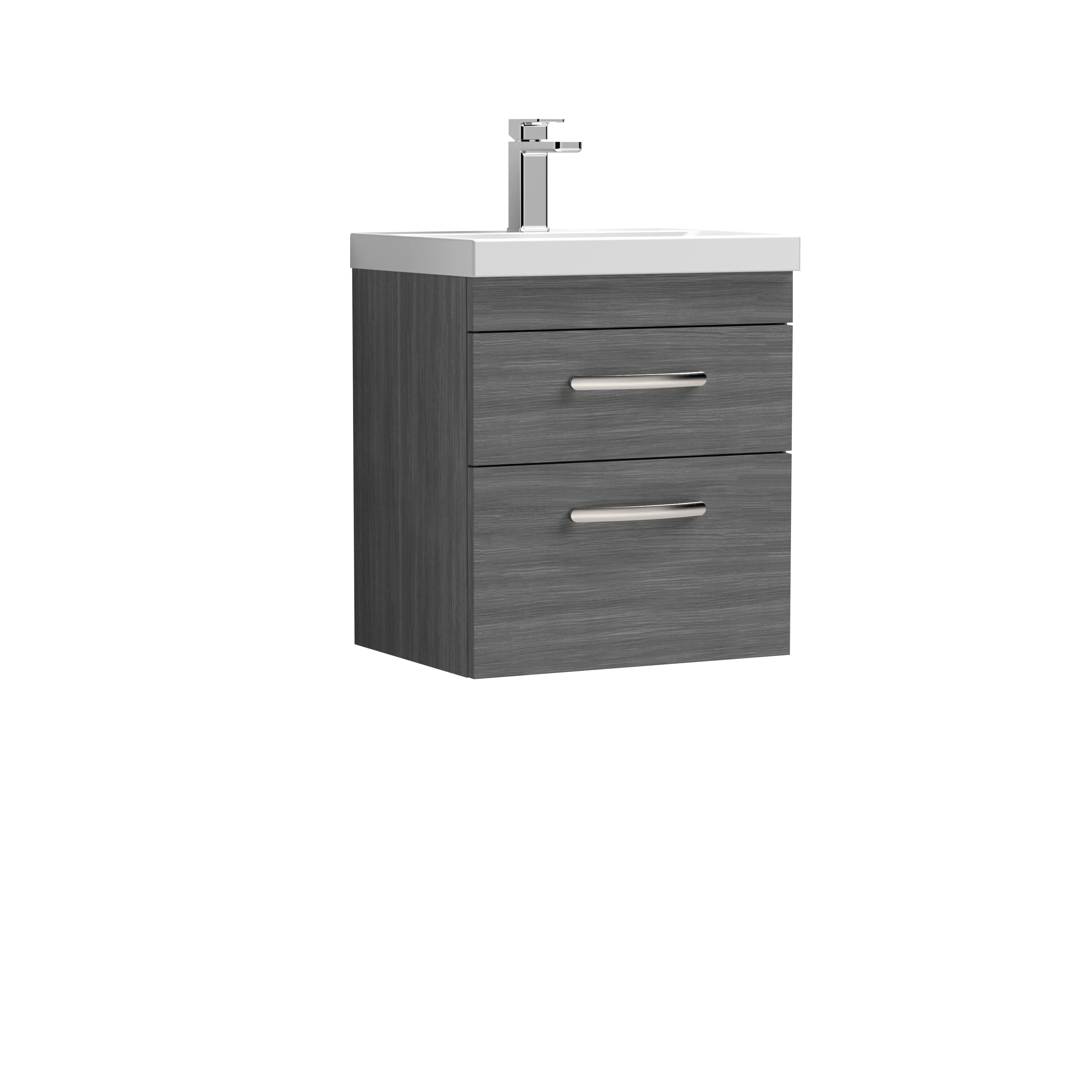 Reina 500mm Wall Hung 2-Drawer Vanity