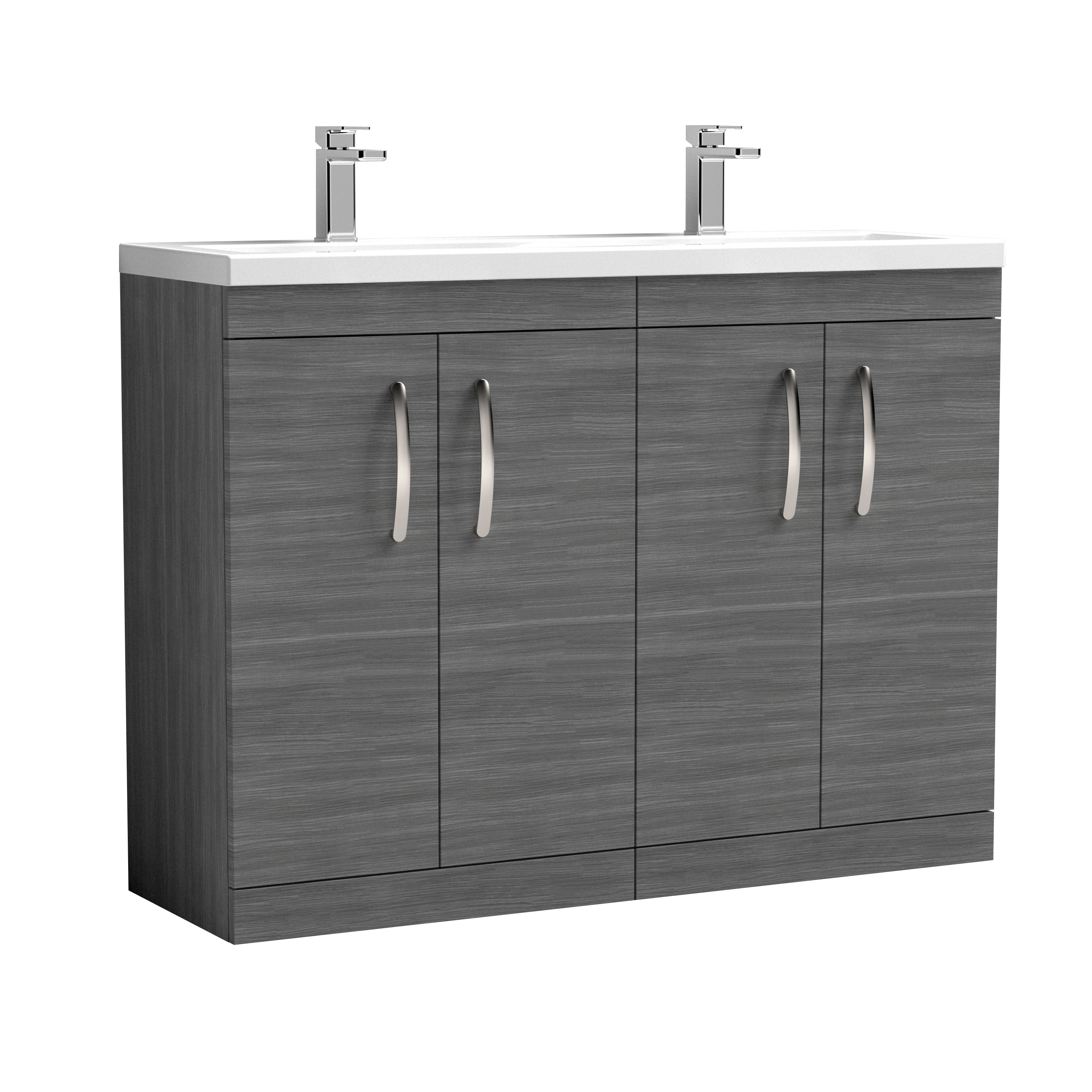 Reina 1200mm Floor Standing 4-Door Vanity