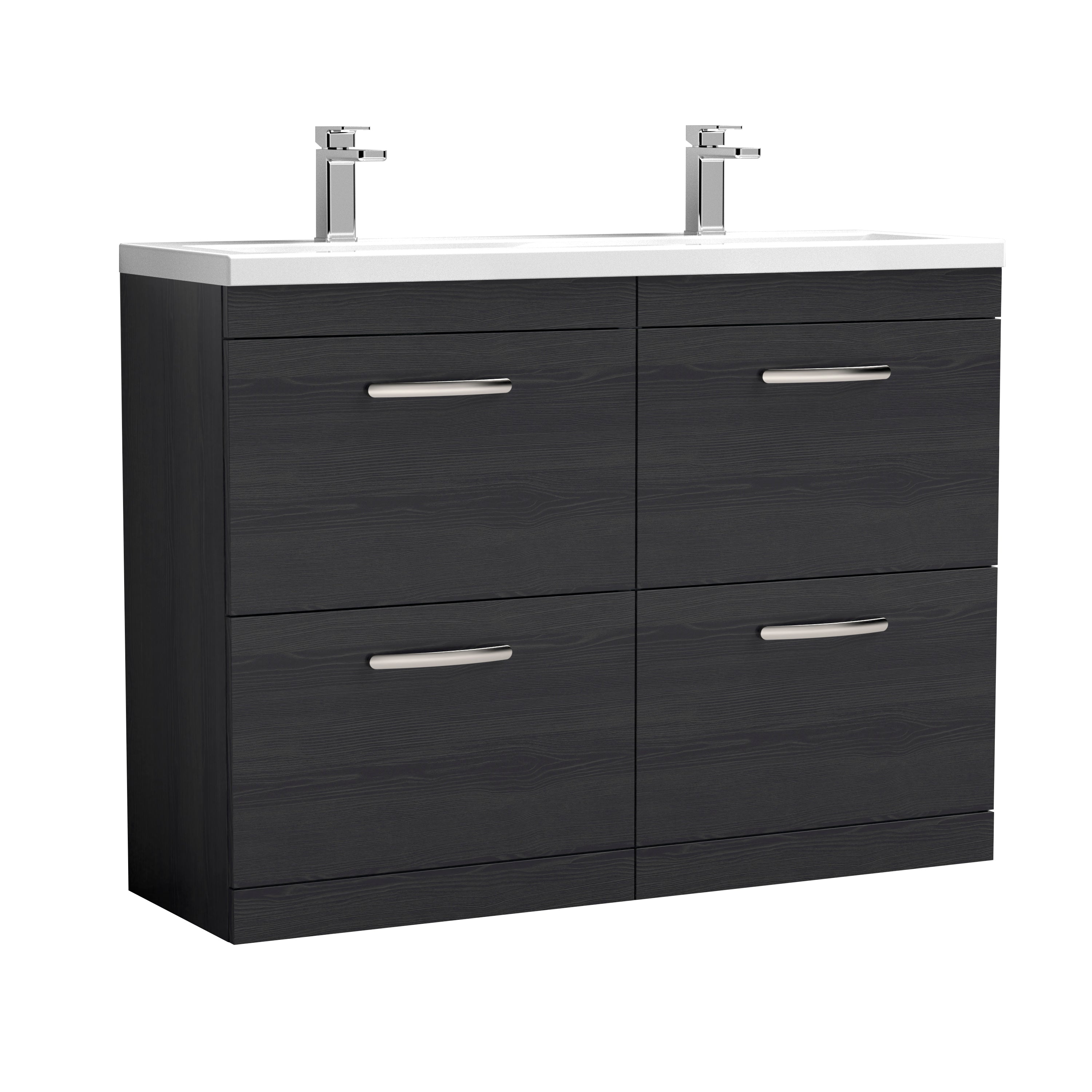 Reina 1200mm Floor Standing 4-Drawer Vanity