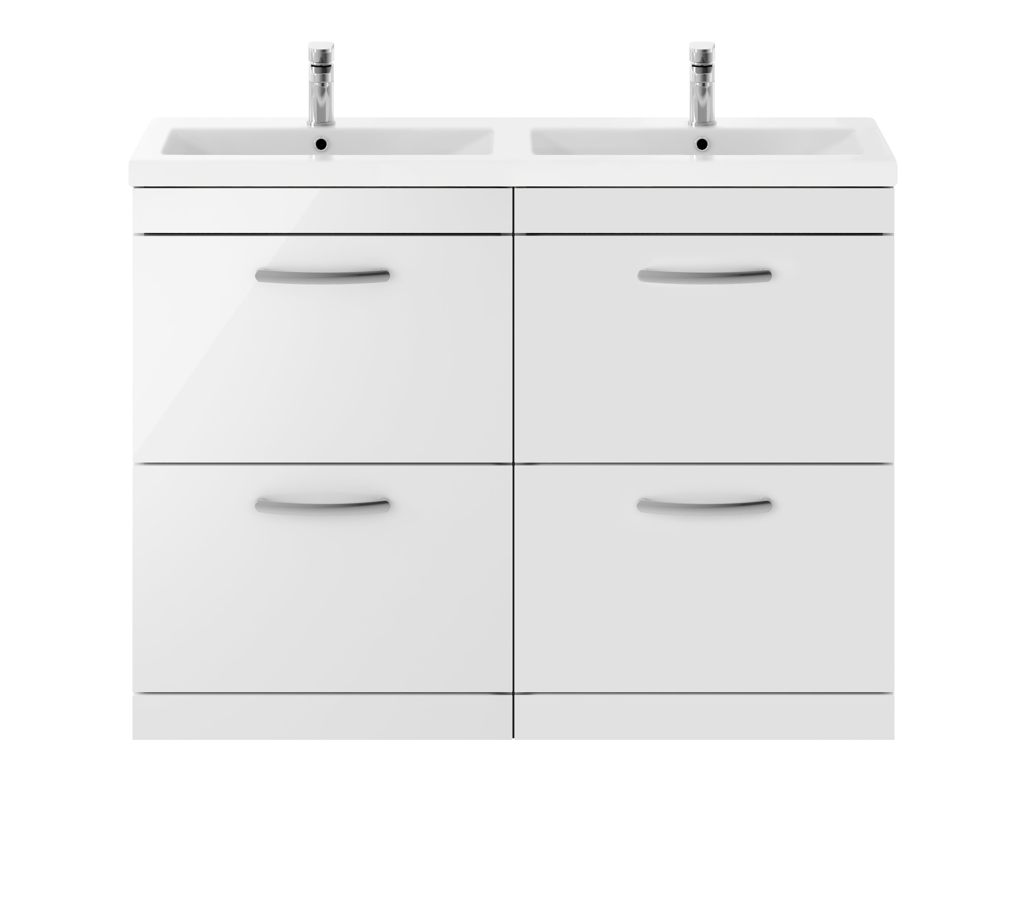 Reina 1200mm Floor Standing 4-Drawer Vanity
