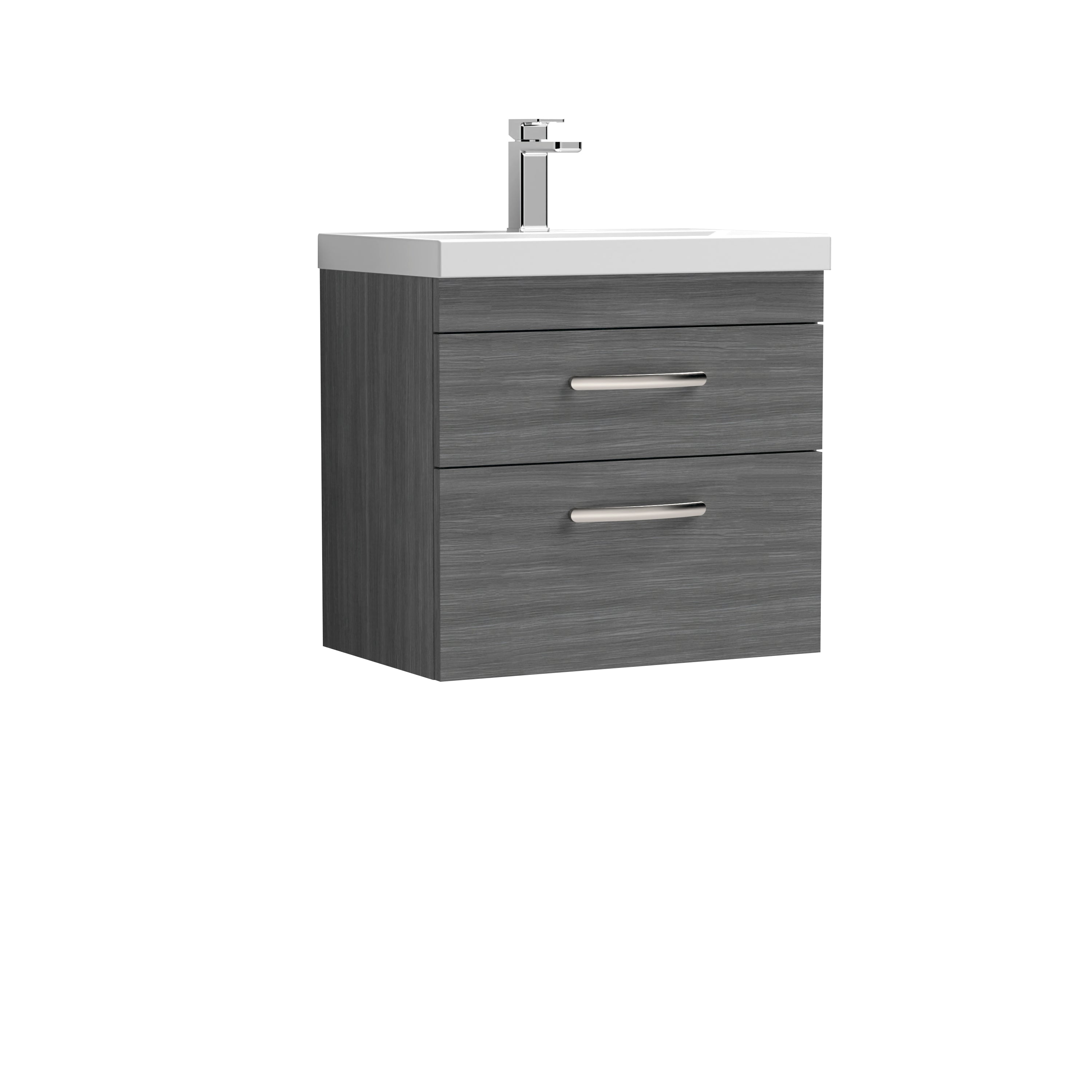 Reina 600mm Wall Hung 2-Drawer Vanity