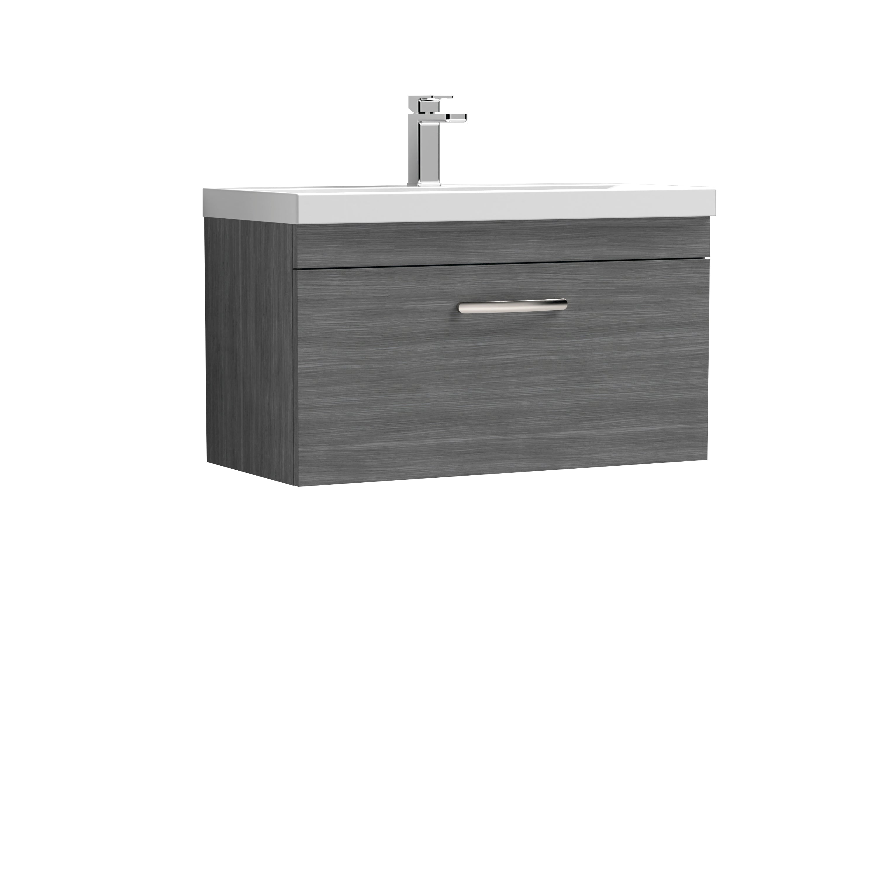 Reina 800mm Wall Hung 1-Drawer Vanity