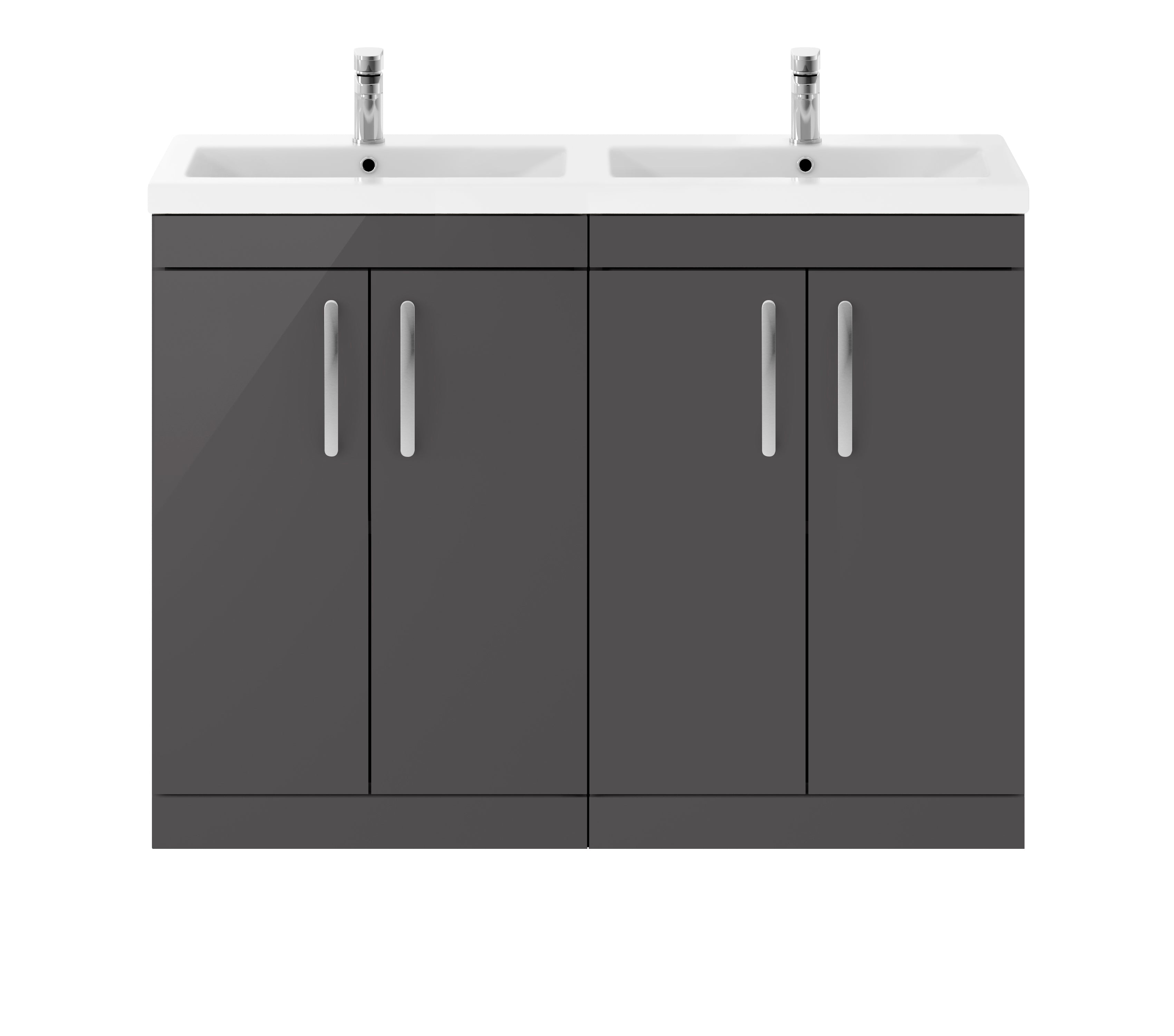 Reina 1200mm Floor Standing 4-Door Vanity