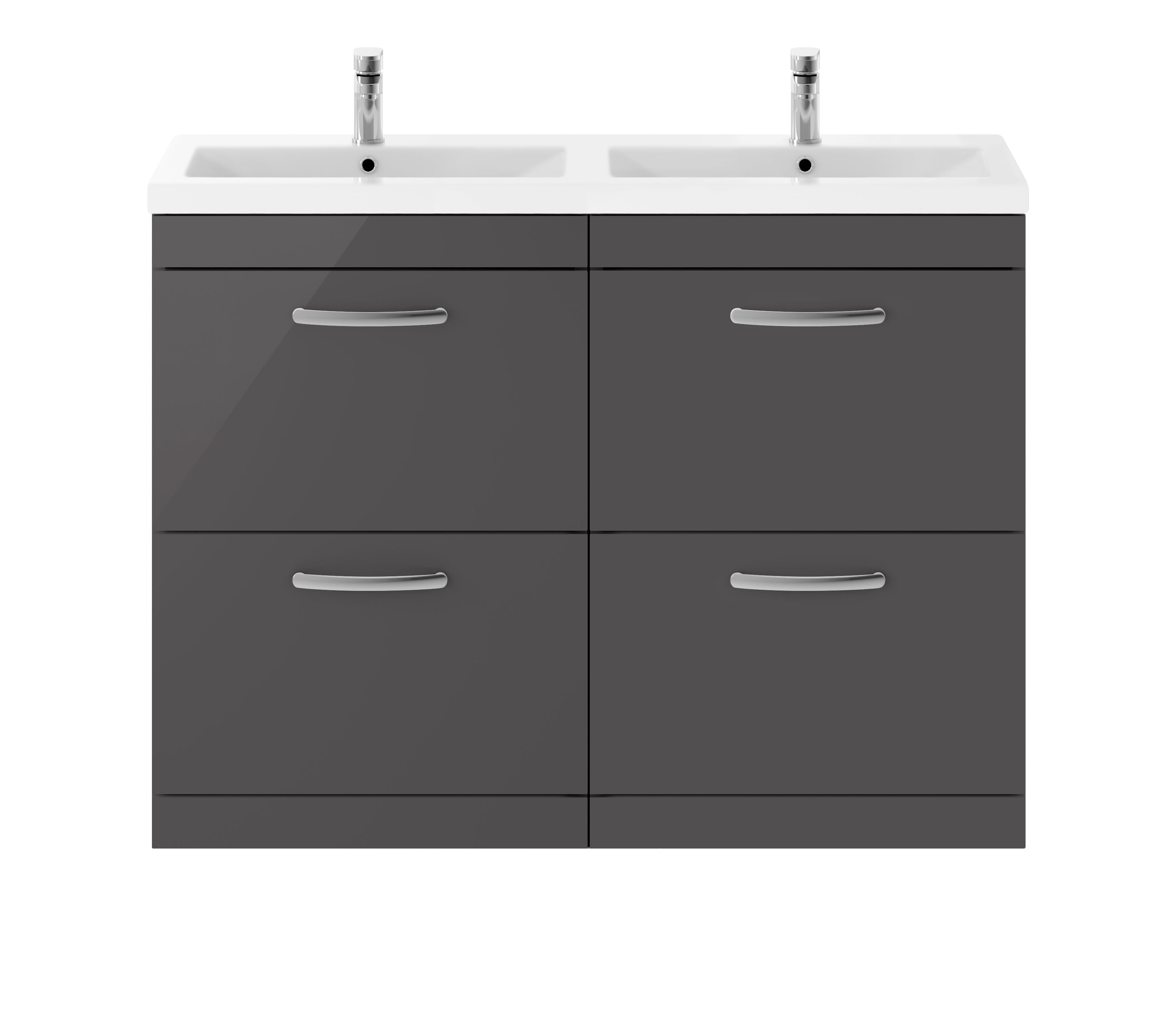 Reina 1200mm Floor Standing 4-Drawer Vanity