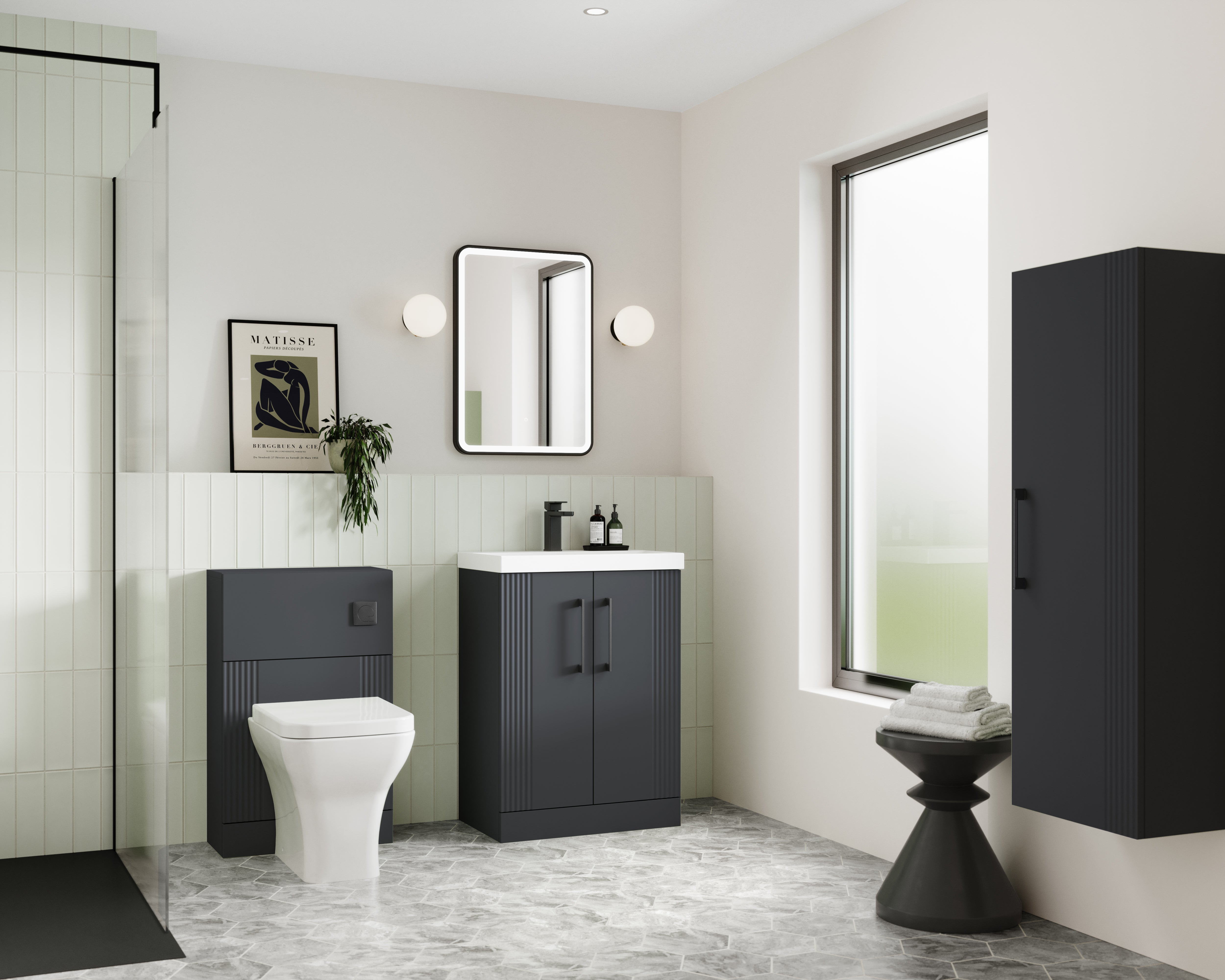 Eco 600mm Floor Standing 2-Door Vanity