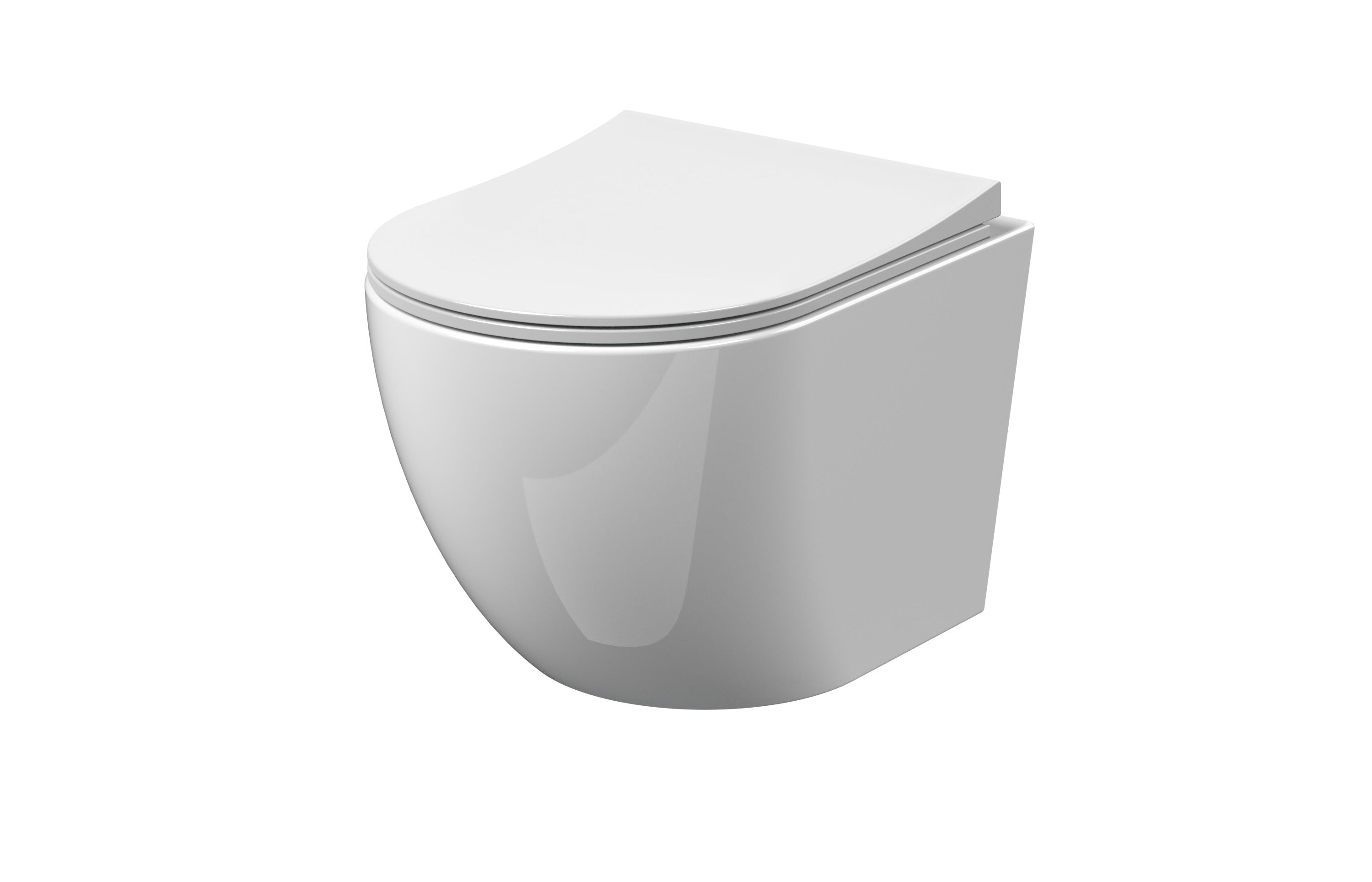 Wall Hung Rimless Pan & Soft Close Seat