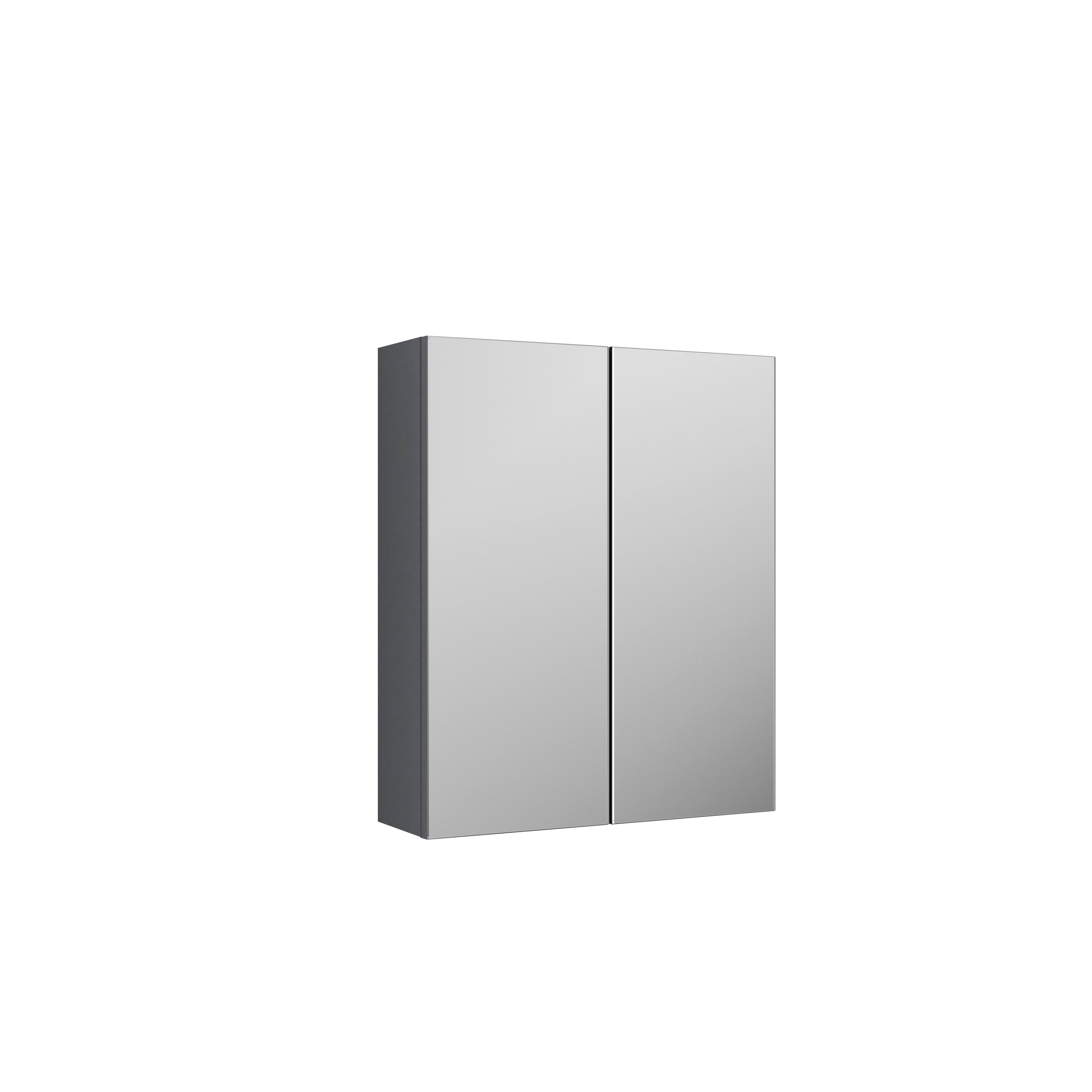 Wall Hung 2 Door Mirror Unit 600mm