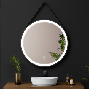 Arko 600x600mm Round LED Bathroom Mirror – Wall Mounted Illuminated Vanity Mirror