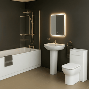 Arko Vista Complete Bathroom Suite -  Brass