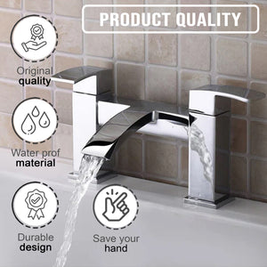 Vista Bath Filler – Chrome