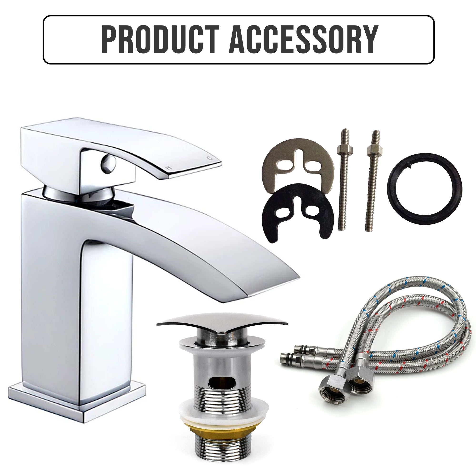 Vista Square Basin Mixer Tap