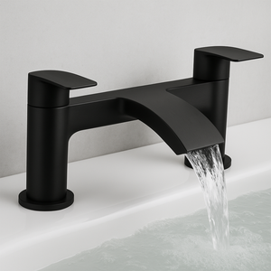 ARKO Capri Bath Filler & Hand Shower Set – Black