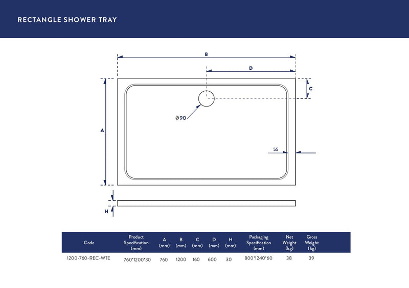 1200X760 Tray