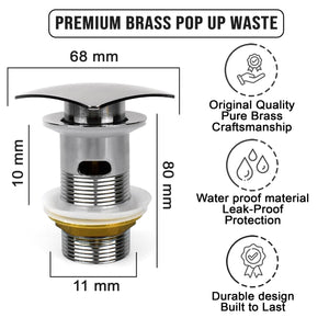 Vista Square Basin Mixer Tap