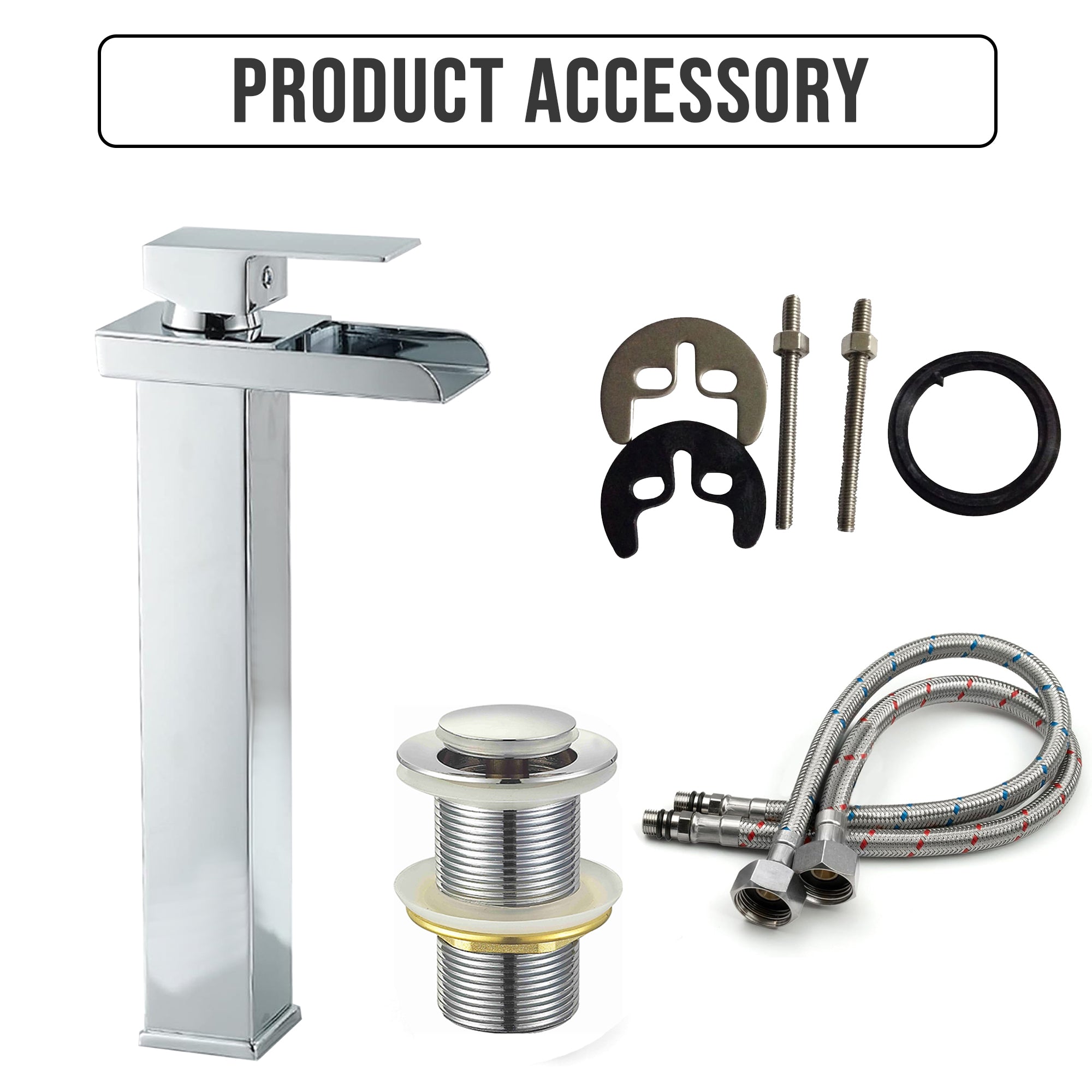 High Rise Mono Basin Mixer Tap – Chrome