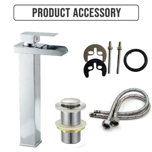 High Rise Mono Basin Mixer Tap – Chrome