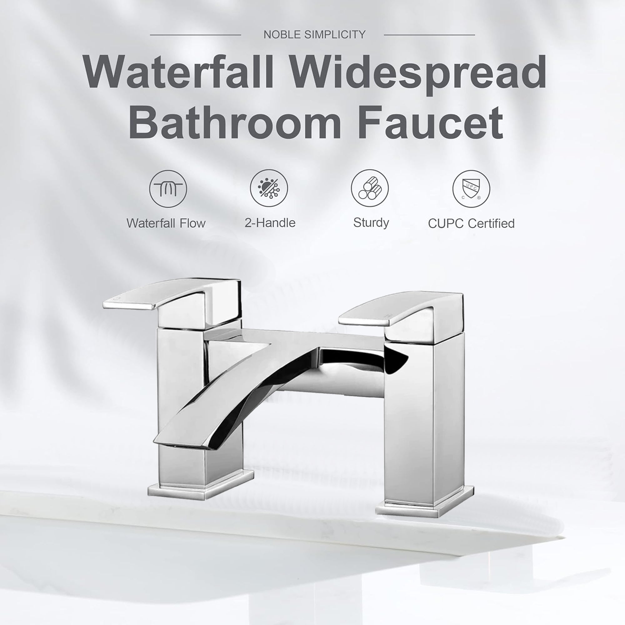 Vista Bath Filler – Chrome