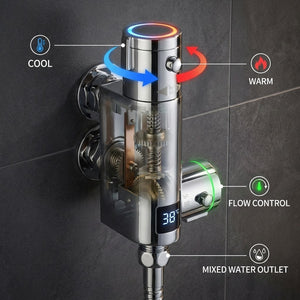 Arko Thermostatic Douche Bidet Shower Kit - Chrome