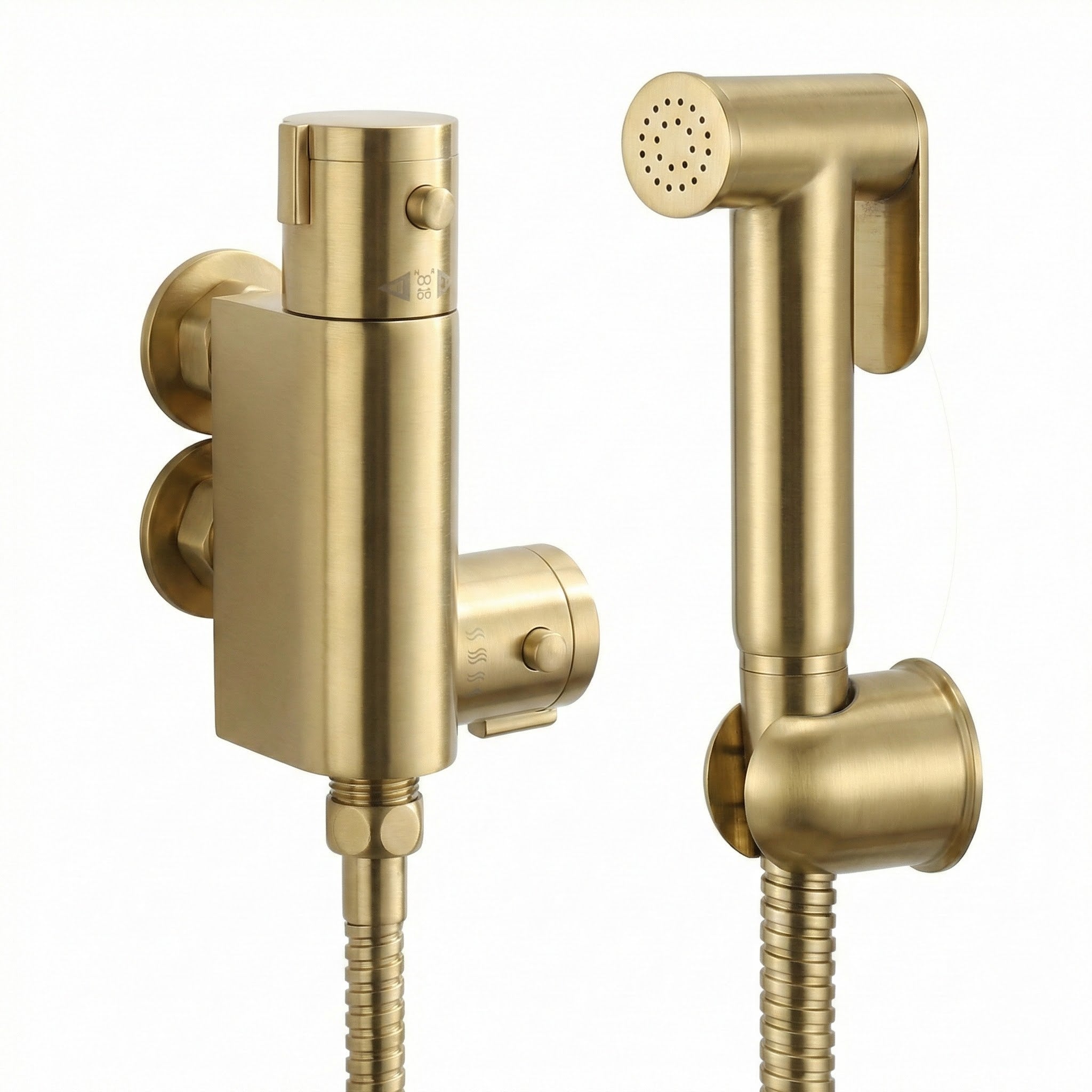 Arko Thermostatic Douche Bidet Shower Kit - Brass