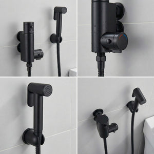 Arko Thermostatic Douche Bidet Shower Kit - Black