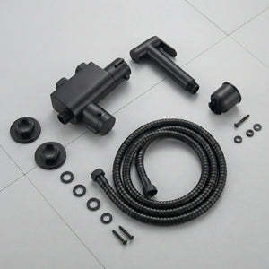 Arko Thermostatic Douche Bidet Shower Kit - Black