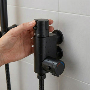 Arko Thermostatic Douche Bidet Shower Kit - Black