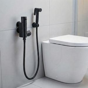 Arko Thermostatic Douche Bidet Shower Kit - Black