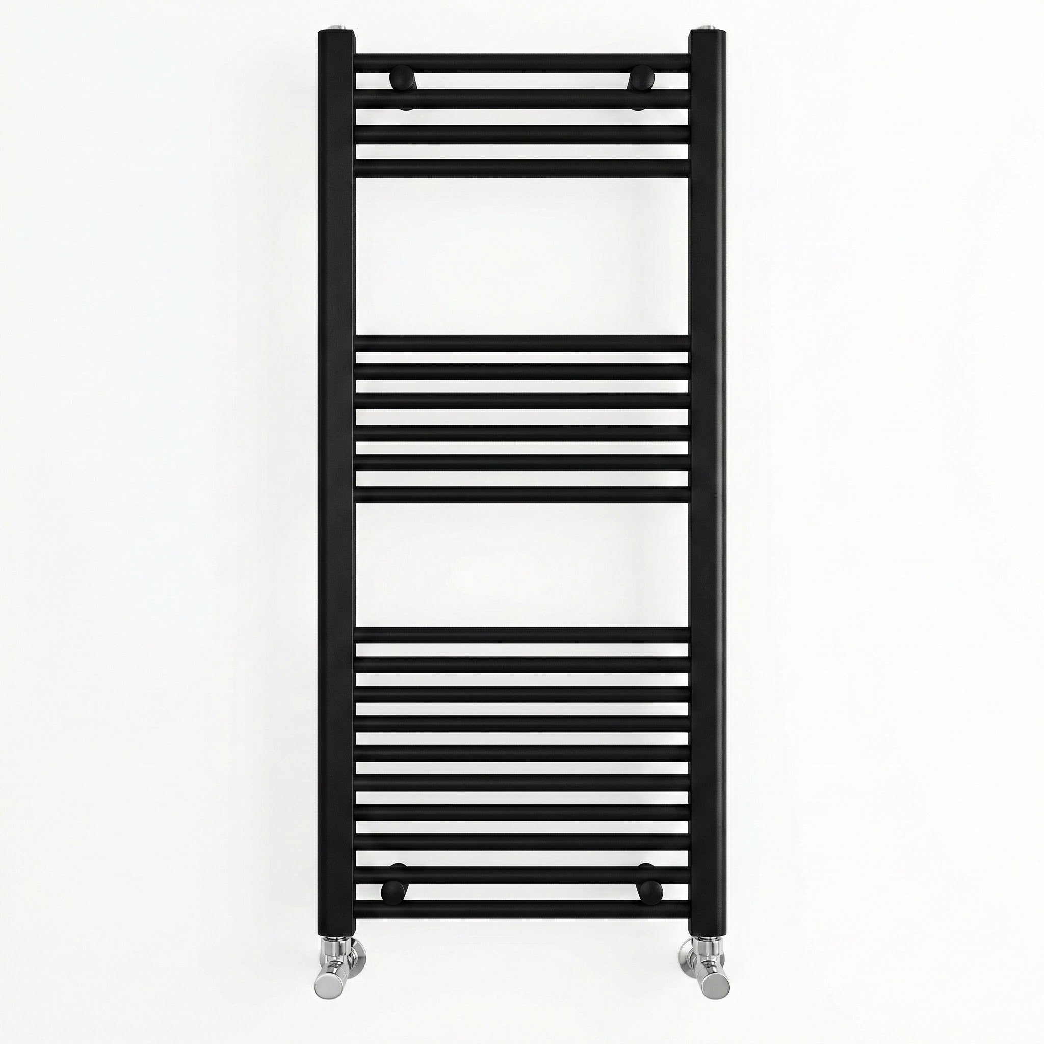 ARKO Black Heated Towel Rail 400x1600mm – Wall Mounted Ladder Radiator