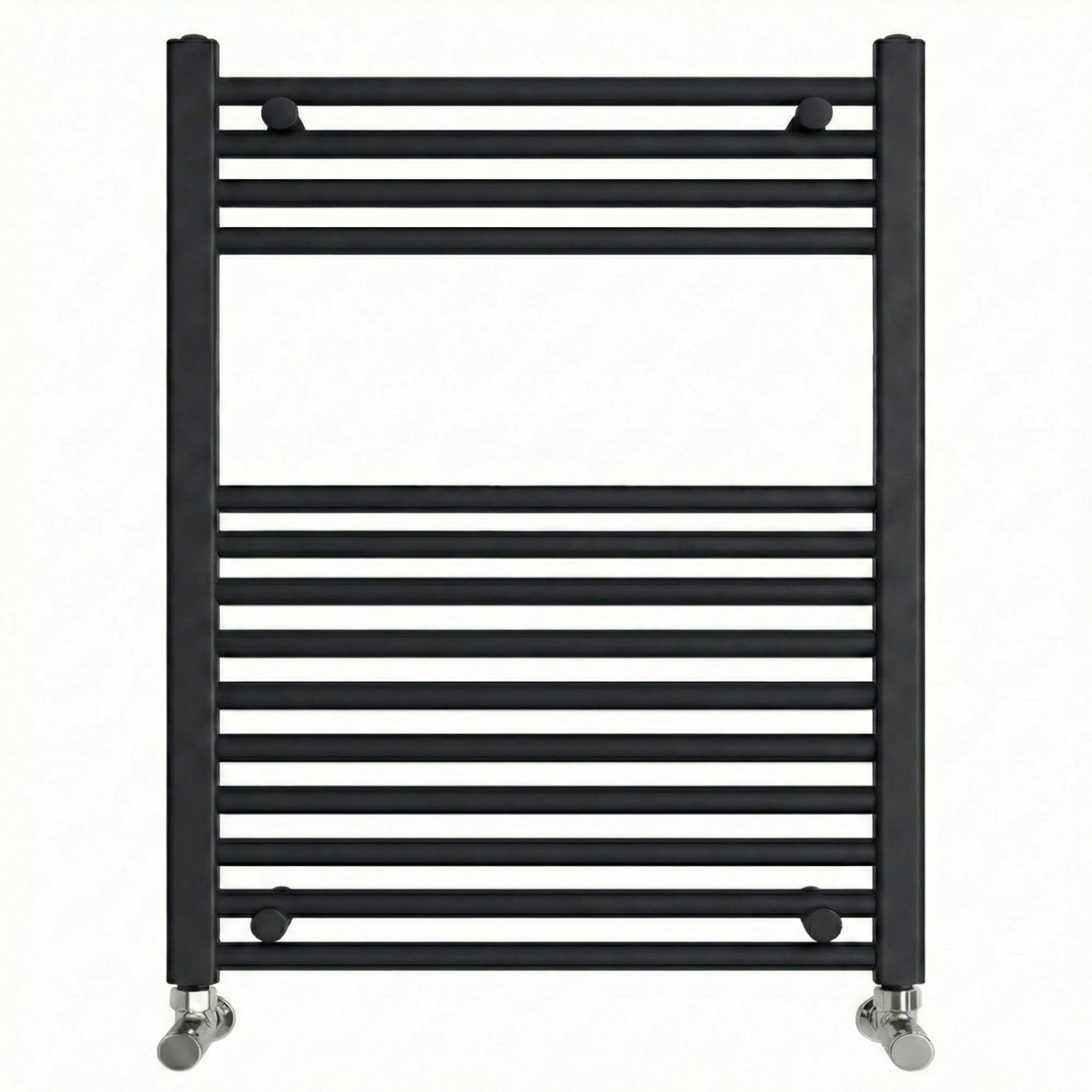 ARKO Black Heated Towel Rail 600x800mm – Wall Mounted Ladder Radiator