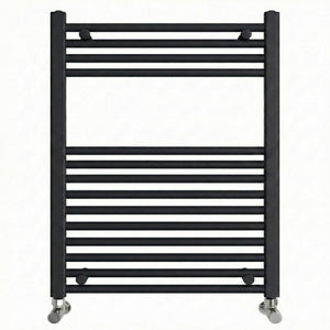 ARKO Black Heated Towel Rail 600x800mm – Wall Mounted Ladder Radiator