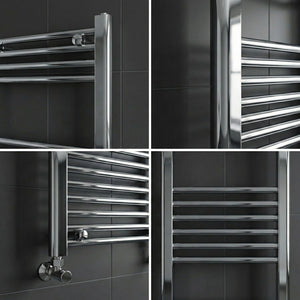ARKO Chrome Heated Towel Rail 400x1600mm – Wall Mounted Ladder Radiator
