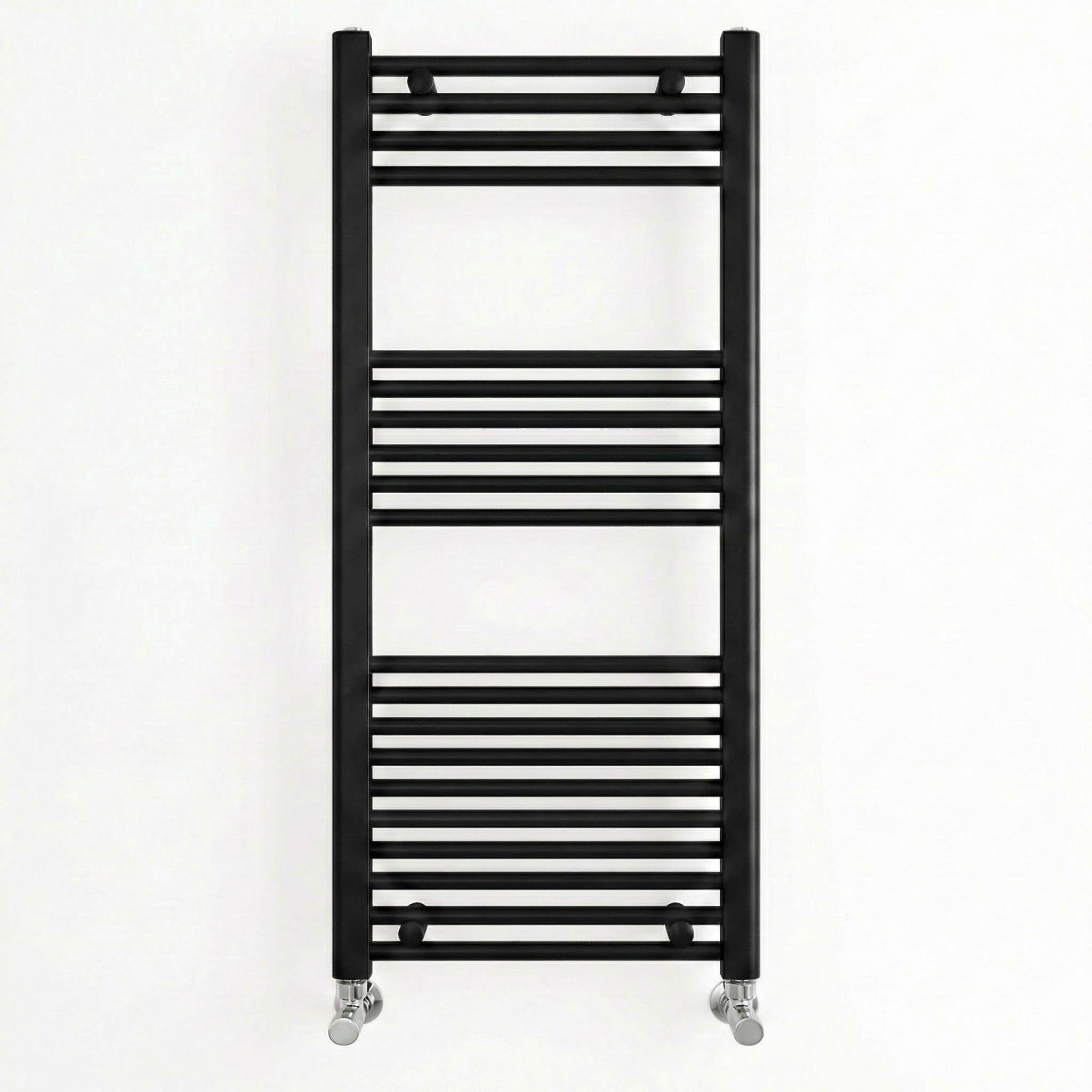 ARKO Black Heated Towel Rail 500x1200mm – Wall Mounted Ladder Radiator